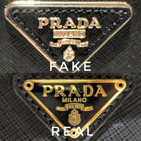 how to spot fake prada tessuto saffiano|prada logo authenticity.